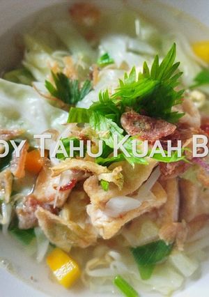 Foto resep Bakmoy Tahu Kuah Bening