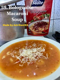 Foto resep 59. Bolognaise Macaroni Soup