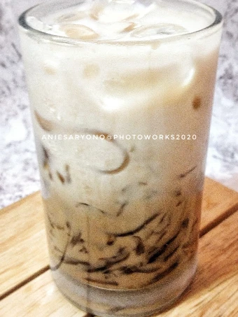 Cara Gampang Membikin Resep Es Cincau Cappucino 🥃 yang Enak Banget Anti Ribet, Lezat Sekali