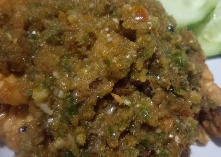 Resep Tempe Goreng Sambel Teri Cabe Hijau, Menggugah Selera