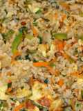 Brown Fried Rice with Vegetables
