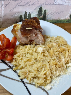 Giouvetsi-Schmorbraten mit Reisnudeln Rezepthauptbild