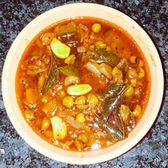 A picture of Turkey berry curry.
