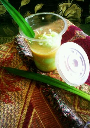 Foto resep Bubur sumsum pandan