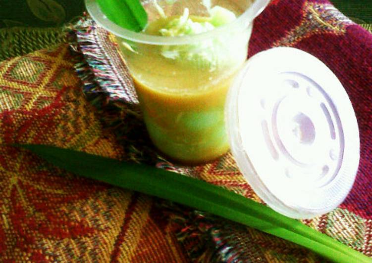 Bubur sumsum pandan