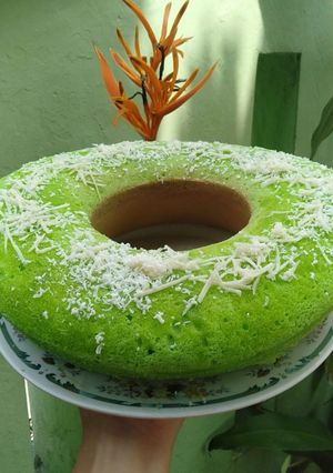 Foto resep Bolu pandan coklat keju