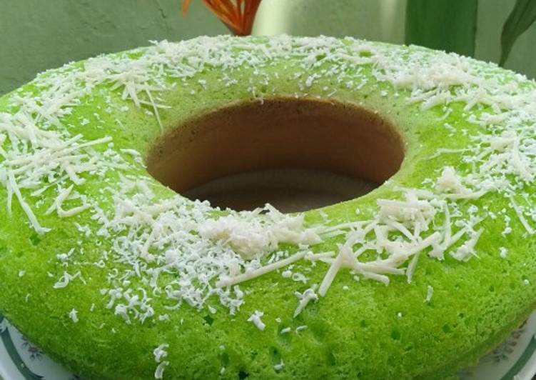 Bolu pandan coklat keju