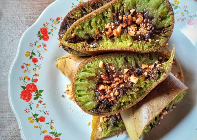 Martabak Manis Pandan Teflon