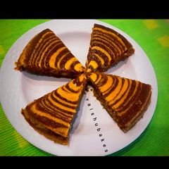 A picture of Zebra Cake.