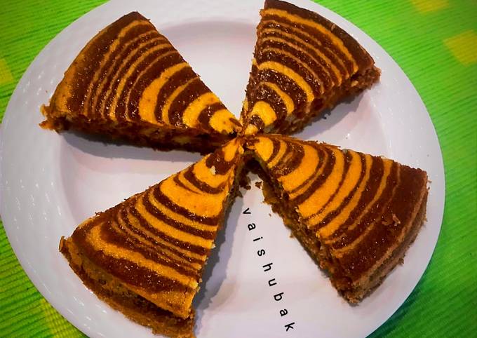 Zebra Butter Cake Recipe | SideChef