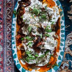 A picture of Afghani Tor-Banjan (egg plant).