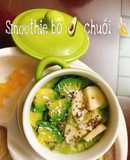 Smoothie bơ chuối