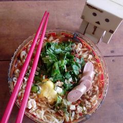A picture of Korean Ramen/Ramyeon.
