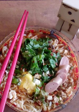 A picture of Korean Ramen/Ramyeon.
