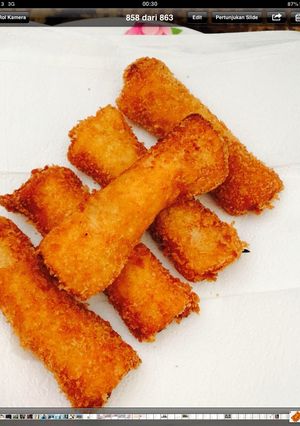 Foto resep Risoles roti tawar isi keju mozarela dan madu