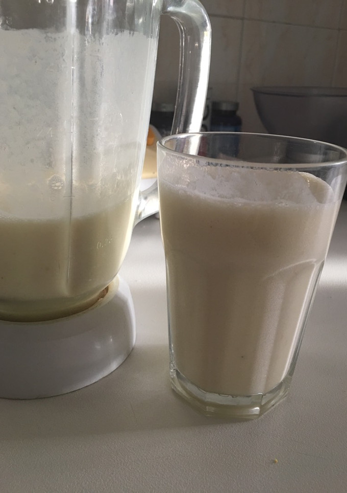 Una foto de Batido de piña colada