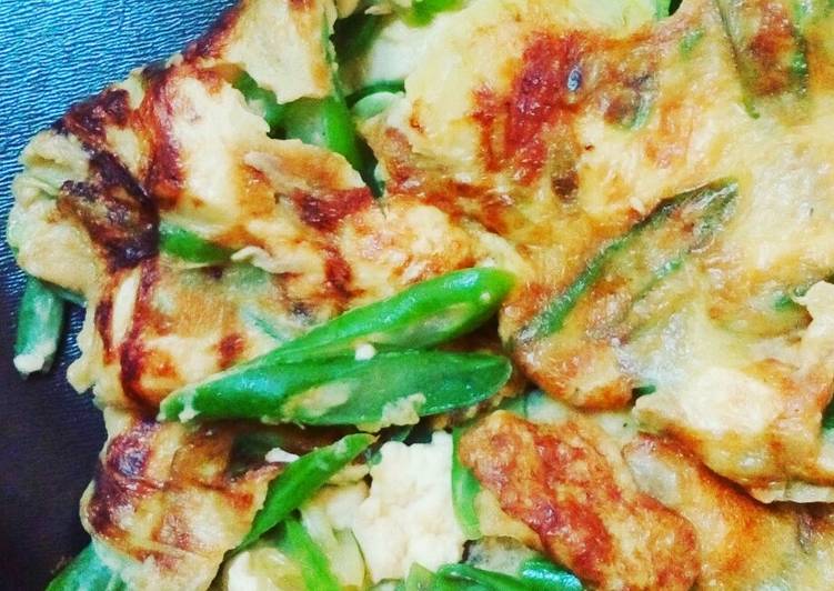 Resep Omelet Buncis Tahu (Eat Clean) yang Lezat Sekali