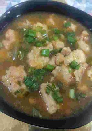 A picture of Chicken chilli.