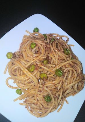 صورة لوصفة سباغيتي