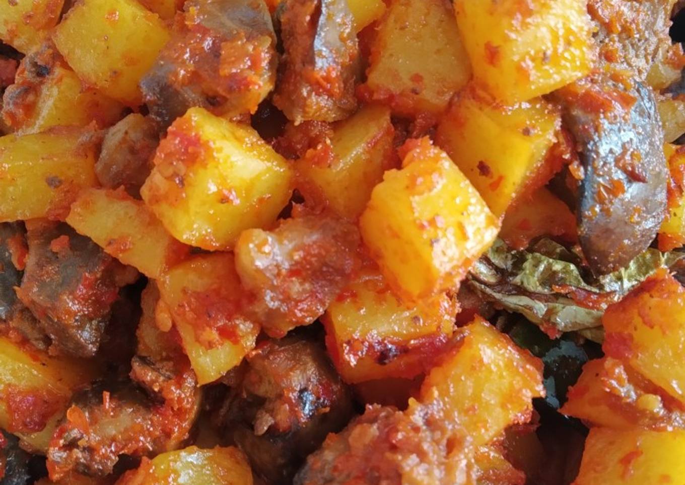 Sambal goreng kentang ampela