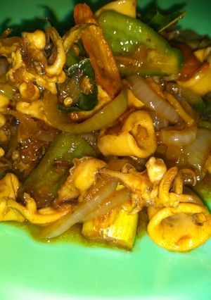 Foto resep Tumis cumi pedas manis