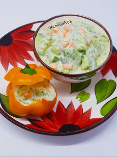 عکسی از دستور سالاد خیار و هویج🥗