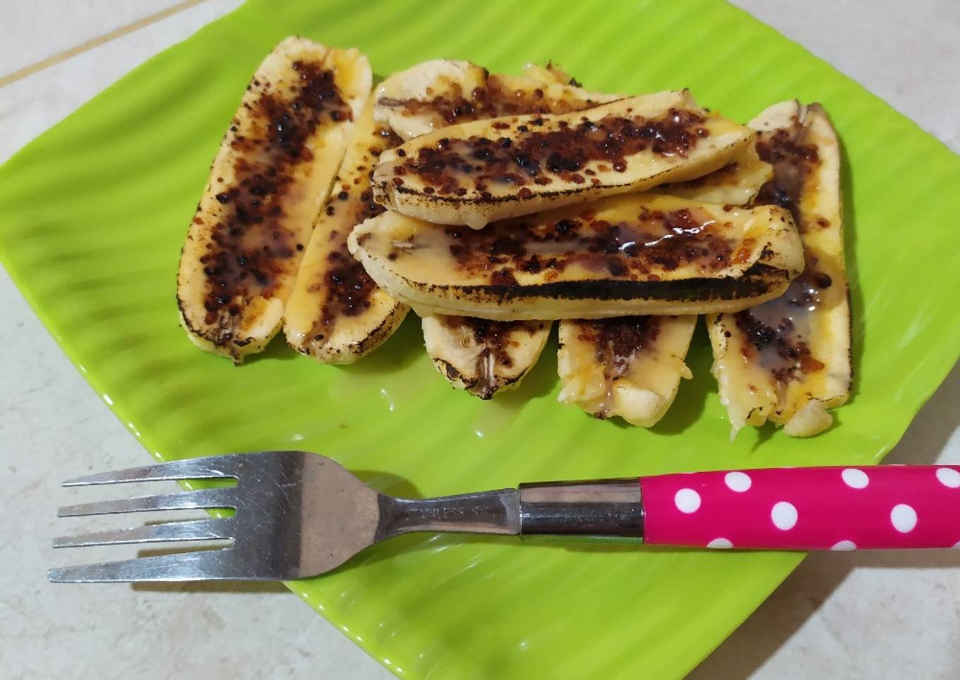 Pisang Bakar Gula Cokelat🍌🍫