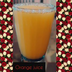 A picture of Healthy orange juice.