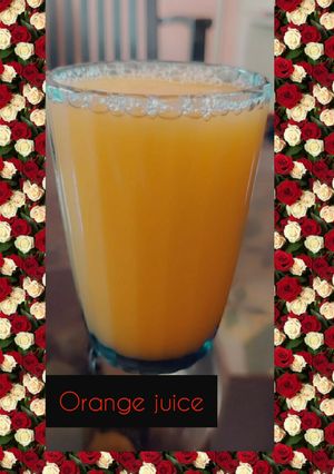 A picture of Healthy orange juice.