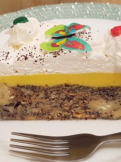 Mákos guba torta 🎂 recept fotója