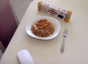 Una foto de Spaghetti 100% Whole Grain