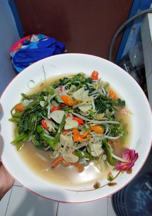 Foto resep Cah kangkung tauge
