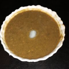 A picture of Moong dal palak.