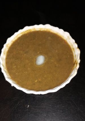 A picture of Moong dal palak.