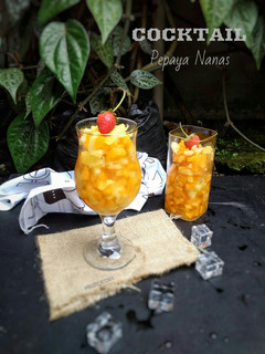 Foto resep Cocktail Pepaya Nanas