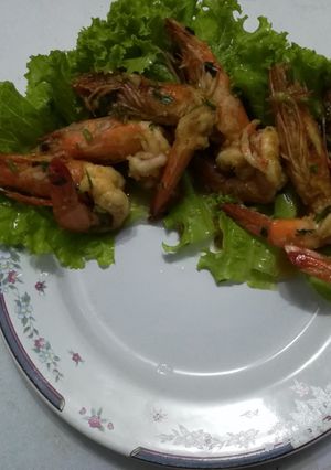 รูปของ กุ้งผัดพริกเกลือ....#ราคาเกิน 60 ฿ แต่อยากกิน