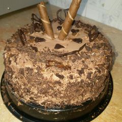 A picture of Chocolate cake recipe.