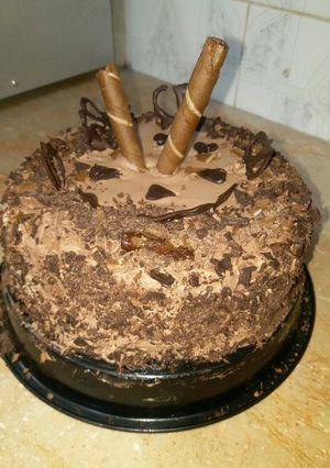 A picture of Chocolate cake recipe.