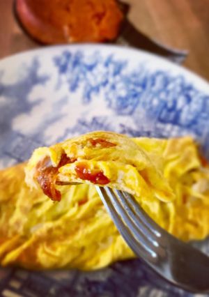 Foto principal de Tortilla de sobrasada con queso