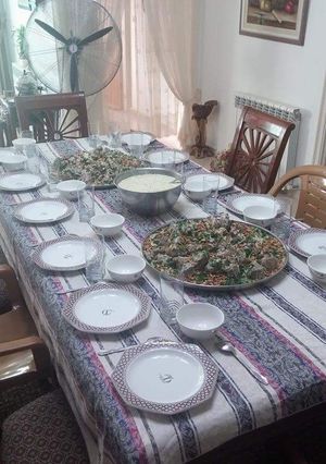 صورة لوصفة المنسف الفلسطيني