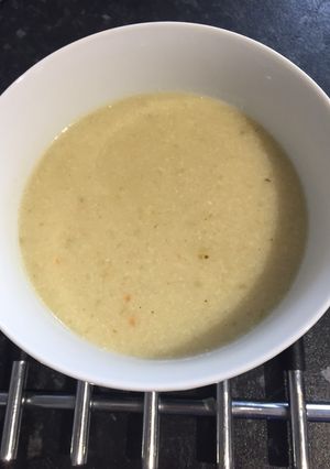 A picture of Cauliflower and Parmesan soup.