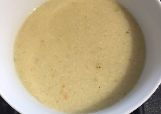 Cauliflower and Parmesan soup