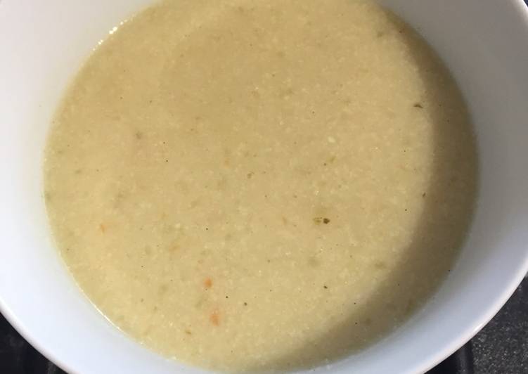 Recipe of Any-night-of-the-week Cauliflower and Parmesan soup