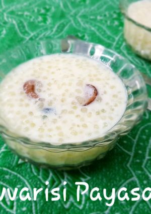 A picture of Sago kheer/ javvarisi payasam.