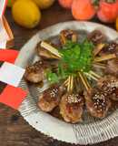Grilled Skewers of Minced Pork