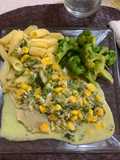 Filete de pescado a la poblana