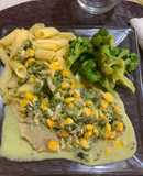 Filete de pescado a la poblana