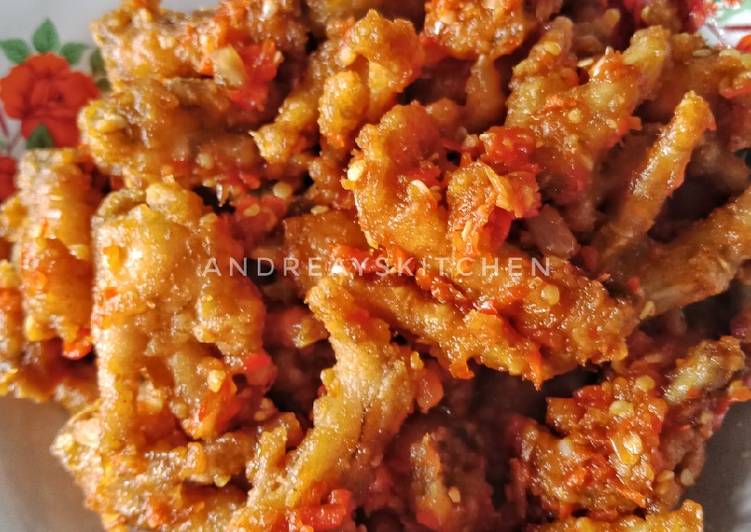 Ceker Goreng Pedas