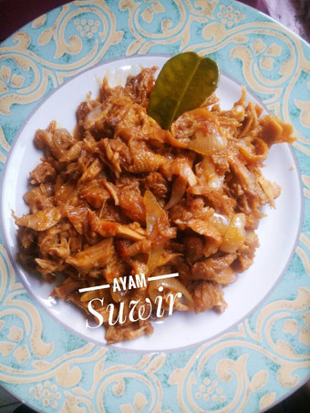 Resep Ayam suwir Pedas Manis, Bikin Ngiler