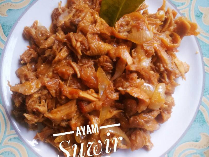 Resep Ayam suwir Pedas Manis, Bikin Ngiler